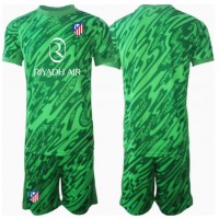 Camiseta Atletico Madrid Portero Segunda Equipación Replica 2024-25 para niños mangas cortas (+ Pantalones cortos)